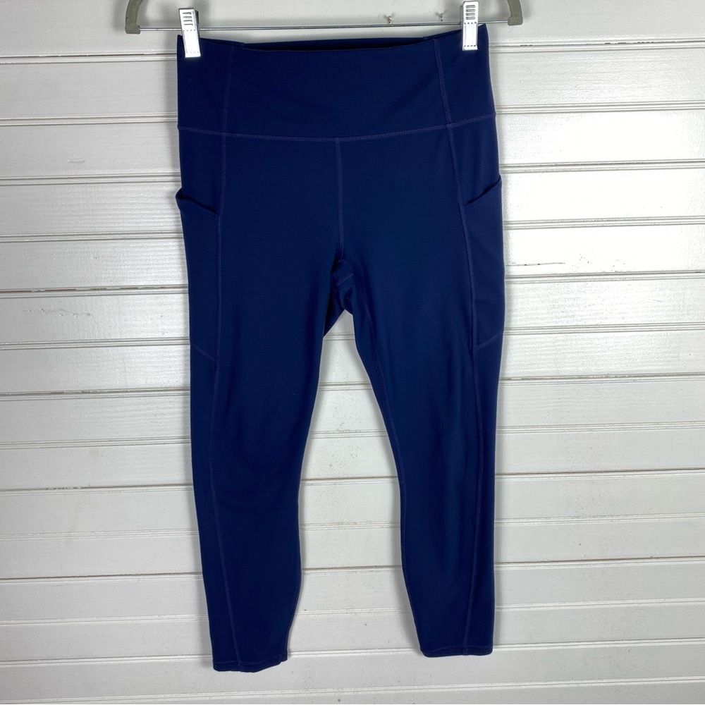 PureLuxe Made by Fabletics Ultra High-Waisted Navy Blue Legging Women's Size S